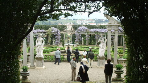 Villa La Pietra, jardin