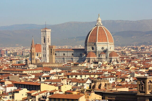 Ville de Florence en toscane