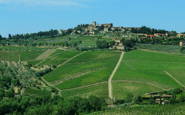 Vue sur Panzano in Chianti