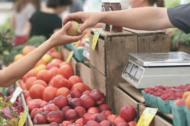 faire ses courses au marché