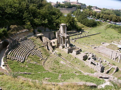 L'ancien théâtre Romain de Volterra