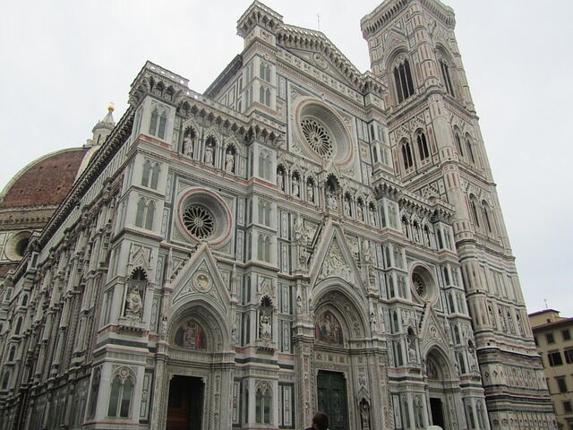 La cathédrale de Florence vue de face