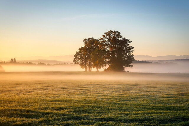 Paysage d'automne en Toscane