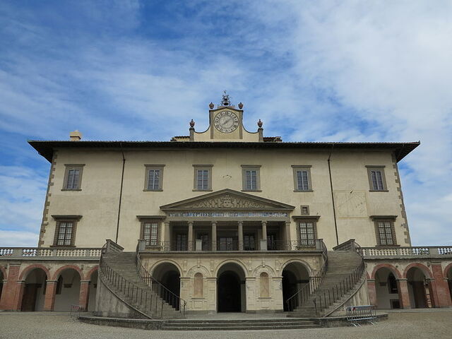 Villa Poggio a Caiano, façade