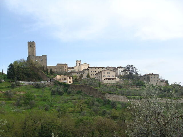 Vue sur la ville de Larciano