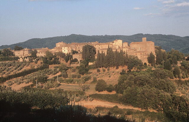 Les ruines du château de Volpaia
