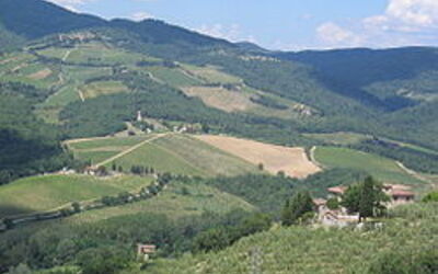 La campagne autour de Radda in Chianti