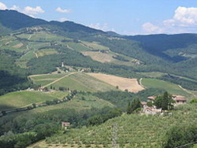 La campagne autour de Radda in Chianti