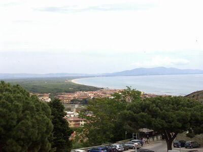 Vue du paysage depuis Castiglione della Pescaia