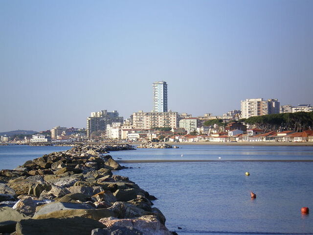 Vue de la ville de Follonica
