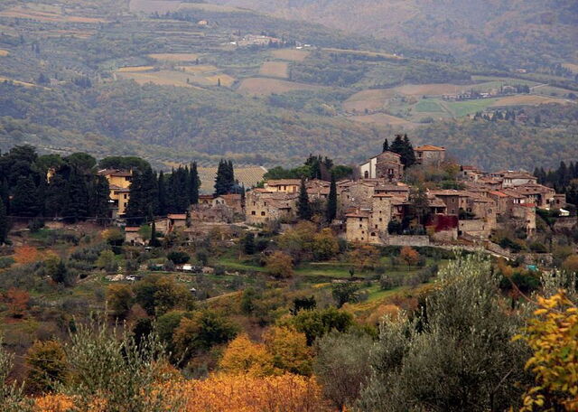 Vue sur Greve in Chianti