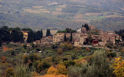 Vue sur Greve in Chianti