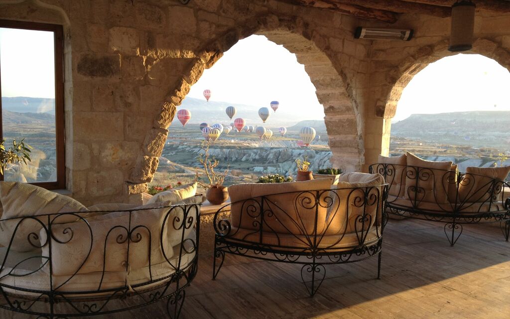 Early morning ballooning in Cappadocia Turkey
