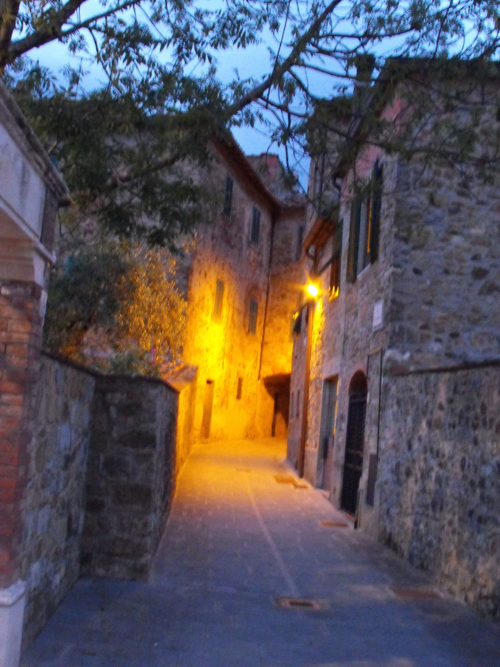 Quiet night in Pergine Valdarno