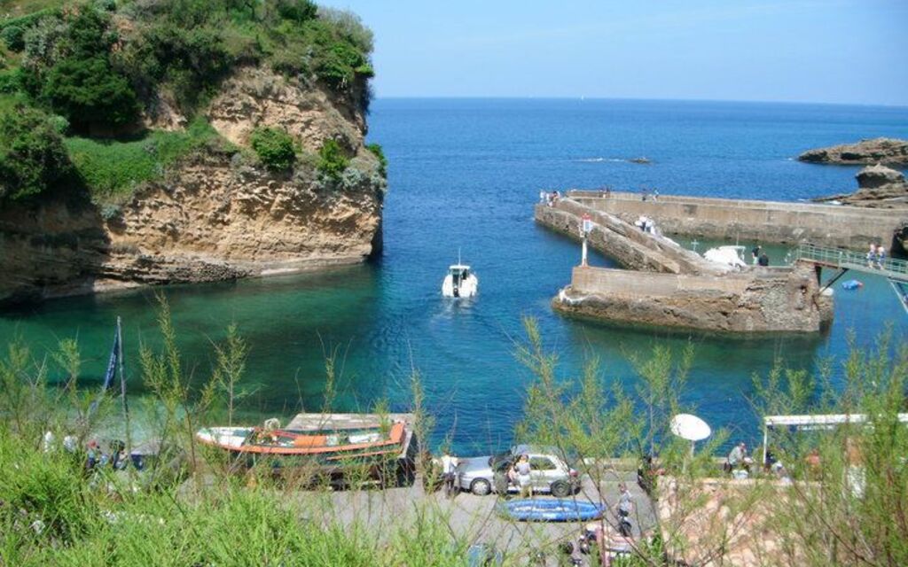 Fisher mans  bay in Biarritz
