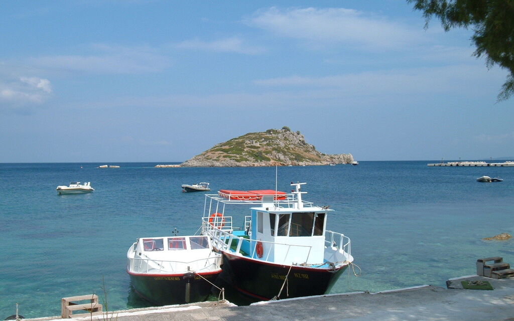Boats in Zante