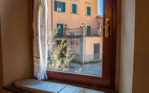 Il Pigionale: Marron, Tache De Bois, Pot De Fleur, Plante D'Appartement, Daylighting, Balcon