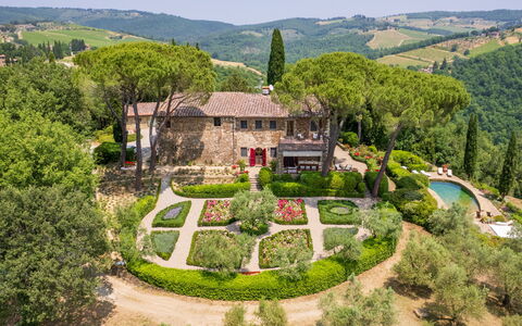 Villa Le Corti: Arbuste, Jardin, Couverture De Sol, Aménagement Paysager, Biens, Jardin Botanique, Ferme, Plantation, Hacienda