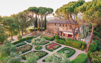 Villa Le Corti: Fleur, Jardin, Arbuste, Couverture De Sol, Printemps, Aménagement Paysager, Jardin Botanique, Arrière-Cour, Hacienda