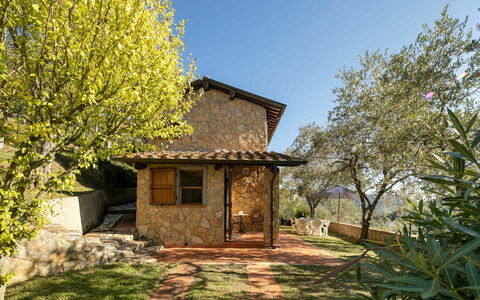 Villa Del Colle: Plante, Ciel, Propriété, Communauté Des Plantes, Fenêtre, Paysage Naturel, Bâtiment, Arbre, Bois, Lot Terre