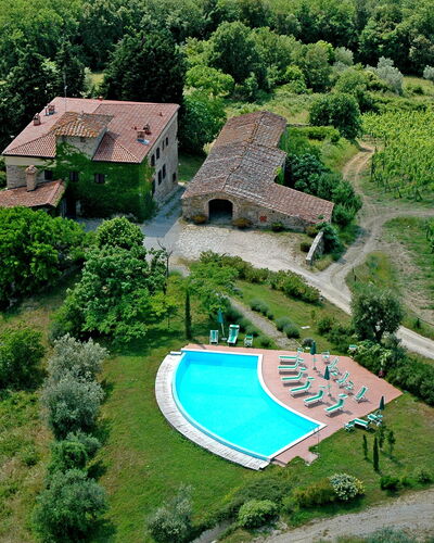 Fattoria Di Quercia Al Poggio: Paysage Naturel, Complexe Sportif, Photographie Aérienne, Vue Du Ciel, Paysage, Biens, Jardin Botanique, Herbe, Arbre, La Photographie