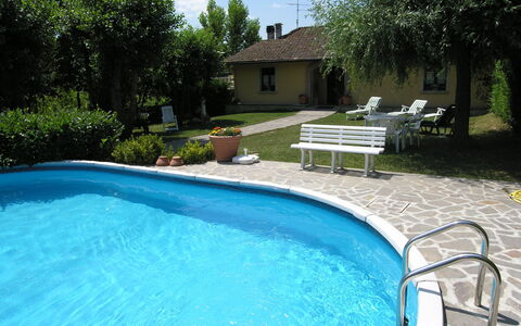 I Pioppi: Piscine, Propriété, Loisir, Arrière-Cour, Cour, Immobilier, Herbe, Ville Resort, Maison, Domicile