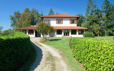 Villa Cinzia: Plante, Ciel, Propriété, Bâtiment, Vert, Fenêtre, Arbre, Paysage Naturel, Lot Terre, Végétation