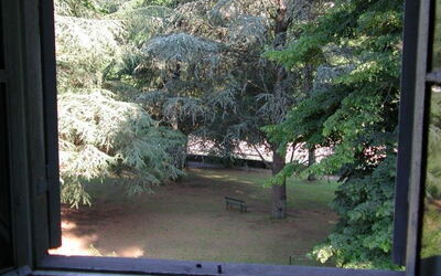 Vue du jardin de la maison