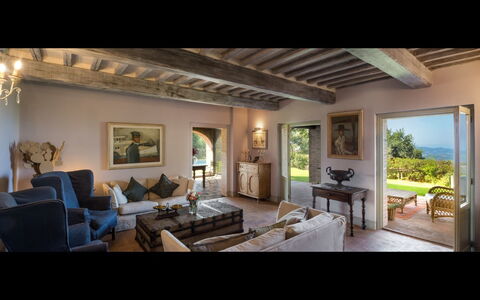 Villa Mandorlo: Salon, Propriété, Pièce, Design Intérieur, Bâtiment, Plafond, Maison, Meubles, Domicile, Immobilier