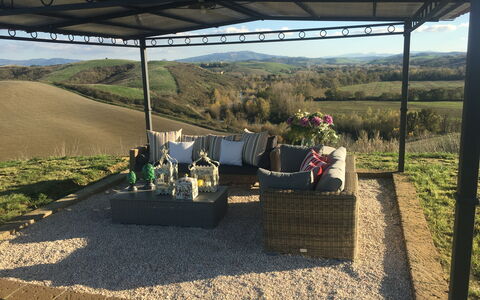 Villa Barbara: Paysage, Pot De Fleur, Sol, Ombre, Tableau De Plein Air, Jardin, Aménagement Paysager, Mobilier De Jardin, Cour, Plante D'Appartement