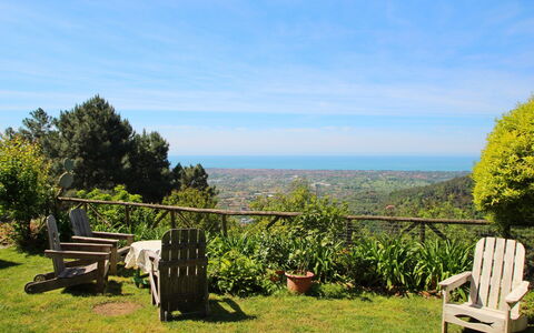 Villa La Collinetta: Nuage, Ciel, Plante, Paysage Naturel, Arbre, Lot Terre, Bois, Herbe, Loisir, Prairie