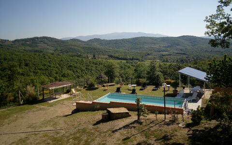 Villa Leo: Propriété, Piscine, Région Sauvage, Station De Montagne, Montagne, Réserve Naturelle, Maison, Arbre, Loisir, Ciel