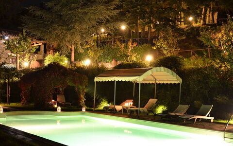 Villa Magnolia: Piscine, Éclairage, Propriété, Éclairage Paysager, Recours, Loisir, Domicile, Eco Hôtel, Immobilier, Maison