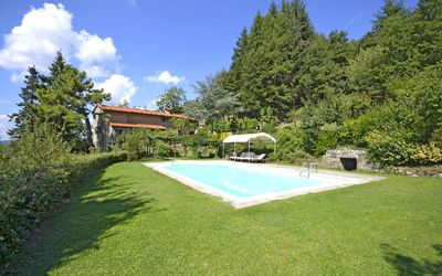 Swimming pool and garden