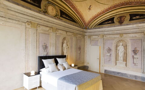 Appartamento Imperiale: Propriété, Pièce, Design Intérieur, Bâtiment, Meubles, Plafond, Chambre, Architecture, Mur, Lit