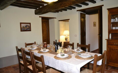 Villa Il Borgo: Pièce, Propriété, Salle À Manger, Bâtiment, Table, Restaurant, Meubles, Maison, Design Intérieur, Immobilier