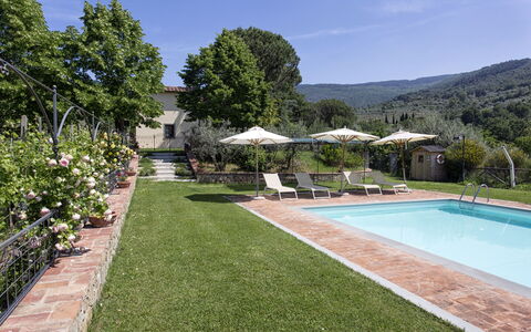 Villa San Pietro: Propriété, Piscine, Immobilier, Herbe, Maison, Arrière-Cour, Domicile, Pelouse, Cour, Biens