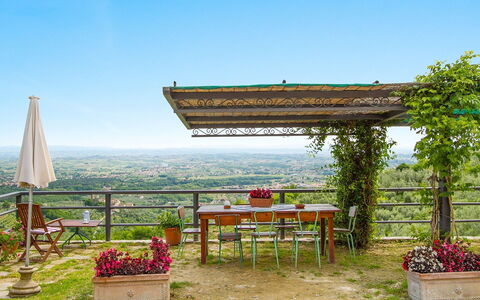 Podere Santa Lucia: Paysage Naturel, Ciel, Jardin, Botanique, Arbre, Herbe, Zone Rurale, Paysage, Immobilier, Maison