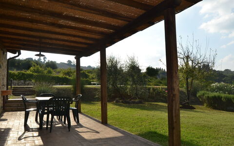 Villa Cafaggiola: Propriété, Immobilier, Bâtiment, Maison, Arbre, Porche, Pavillon, Pièce, Ombre, Patio