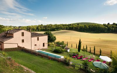 Villa Le Caggia: Propriété, Maison, Paysage Naturel, Domicile, Chalet, Ciel, Zone Rurale, Ferme, Biens, Ferme