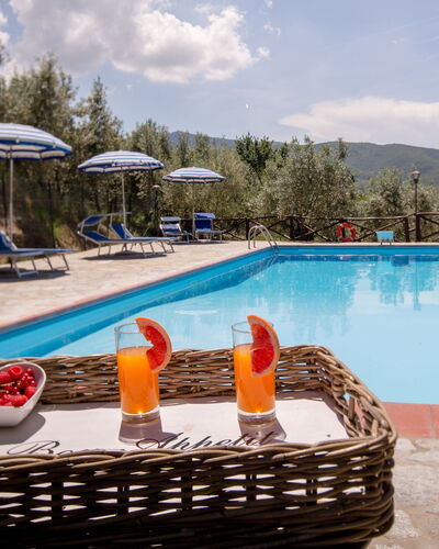 Villa Le Capanne: Piscine, Recours, Propriété, Loisir, Vacances, Immobilier, Bâtiment, Mobilier De Jardin, Balancelle, Villa