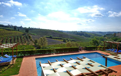 Casa Rossa: Ciel, Nuage, L'Eau, Plante, Piscine, Bleu, Arbre, Paysage Naturel, Mobilier De Jardin, Eco Hôtel