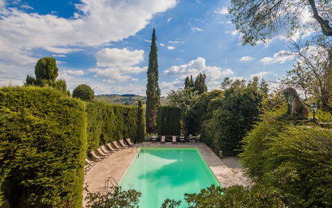 Montegufoni: La Nature, Ciel, L'Eau, Vert, Arbre, Propriété, Jardin, Botanique, Jardin Botanique, Herbe