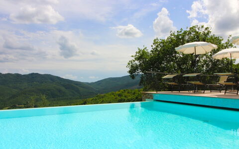 Borgo di Usciano: L'Eau, Nuage, Ciel, Plante, Bleu, Piscine, La Nature, Rectangle, Plan D'Eau, Paysage Naturel