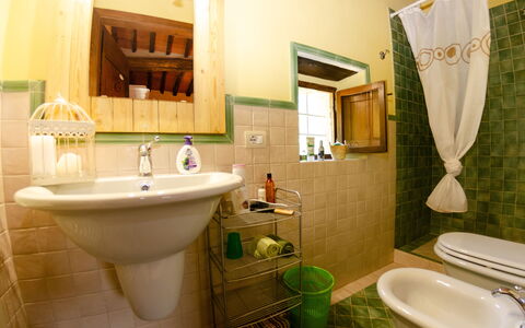 Podere L'istrice: Salle De Bains, Pièce, Propriété, Toilette, Design Intérieur, Siège De Toilette, Luminaire Plomberie, Mur, Sol, Robinet