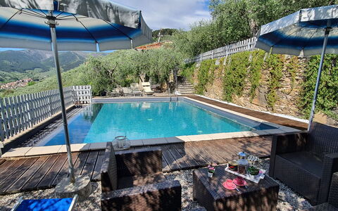 Podere San Martino: L'Eau, Propriété, Plante, Piscine, Bleu Azur, Nuage, Plan D'Eau, Loisir, Bâtiment, Ciel