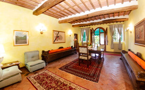 Villa Il Borghetto: Propriété, Pièce, Bâtiment, Design Intérieur, Plafond, Meubles, Salon, Immobilier, Maison, Biens