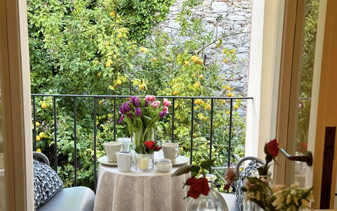 Alle Mura: Meubles, Design Intérieur, Table, Chaise, Pot De Fleur, Balcon, Verre, Plante D'Appartement