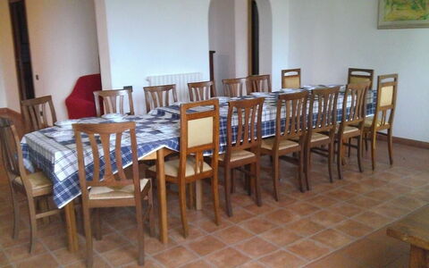 Villa Vaniglia Proprietà: Pièce, Meubles, Table, Propriété, Table Cuisine Et Salle A Manger, Chaise, Salle À Manger, Sol, Dur, Restaurant