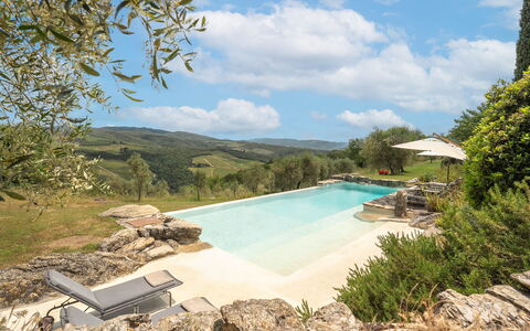 Camporempoli: Paysage, Piscine, Jardin, Aménagement Paysager, Caractéristique De L'Eau, Dalle, Villa, Arrière-Cour